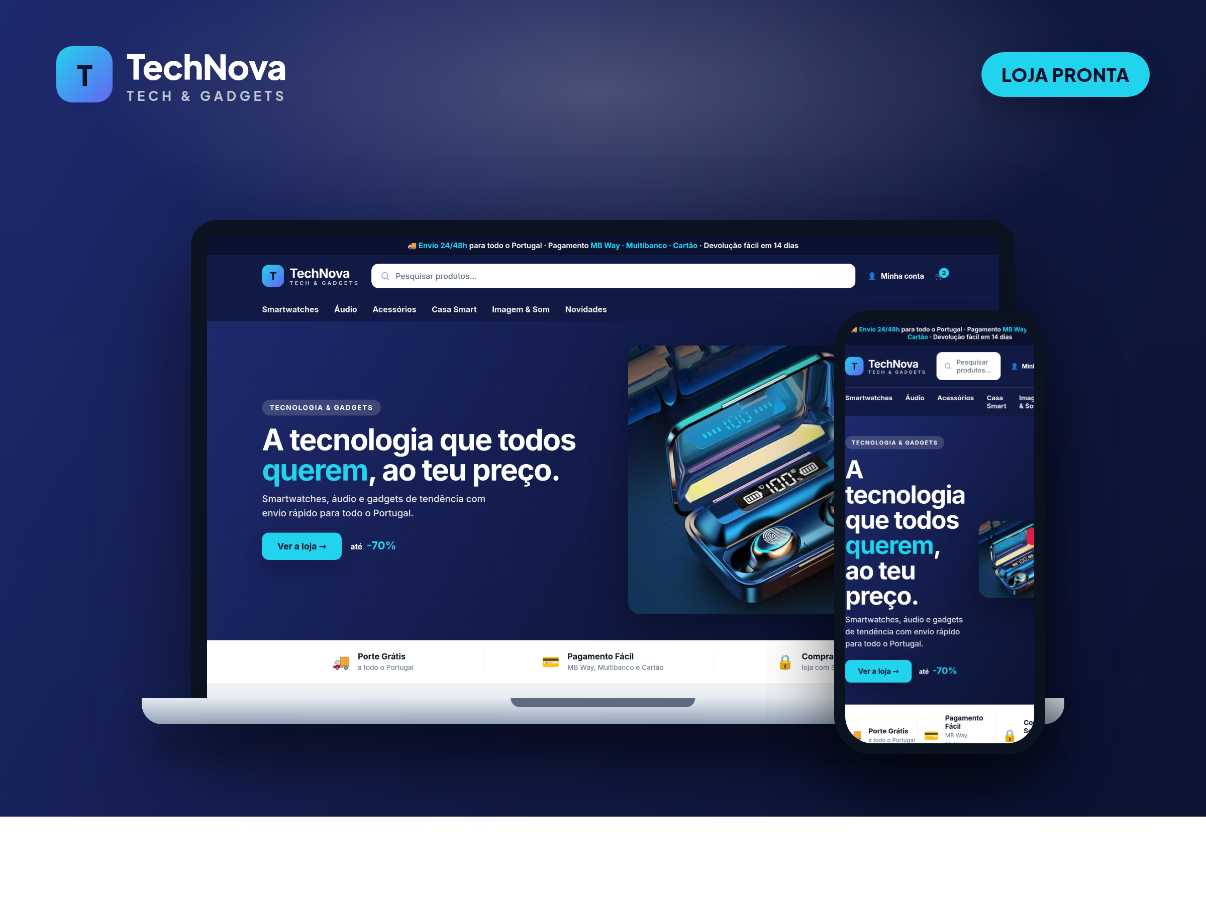 Loja de Tecnologia e Gadgets